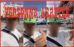توقيف شخص يزعم أنه فنان بعد تهديده بإضرام النار